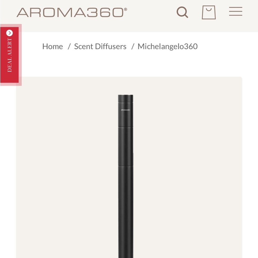 Michelangelo360 Black Scent Diffuser